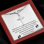 Mom Necklace, Mom To Be Necklace, Pregnancy Gift For Mom To Be, Mommy Present From Unborn Baby, Gift For Expecting Moms Mother's Day Artisan Crafted Cross Necklace