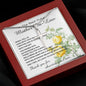 Mother-In-Law Necklace, Thank You To Mother-In-Law Necklace Gift Mother's Day Artisan Crafted Cross Necklace