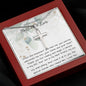 Mother-In-Law Necklace, Best Mother In Law Birthday Necklace, To My Mother In Law Necklace Mother's Day Artisan Crafted Cross Necklace