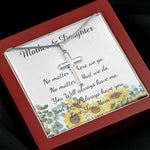 Mother Necklace - No Matter What - I Will Always Love You Mom Necklace Mother's Day Artisan Crafted Cross Necklace