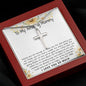 Mommy Necklace, To My Amazing Mommy Gift Necklace, 1st Mother’s Day Present For New Mom From New Born Baby, Sentimental Gift From Baby To Mom, New Mommy Gift Mother's Day Artisan Crafted Cross Necklace