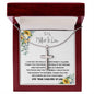 Mother-In-Law Necklace, Mother In Law Necklace Gift - Man Of My Dream Necklace From Your Daughter In Law Mother's Day Artisan Crafted Cross Necklace