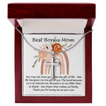 Mom Necklace, Best Mother's Day Gift - Stepmom Necklace, Bonus Mom Necklace Gift For Stepmom Neckalce Mother's Day Artisan Crafted Cross Necklace