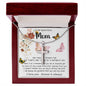 Mom Necklace Gift - To My Mom - Twists & Turns Gift Set Mom Necklace Mother's Day Artisan Crafted Cross Necklace