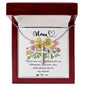 Mother Necklace - You Will Always Be In My Heart - Mother's Day Necklace Mother's Day Artisan Crafted Cross Necklace