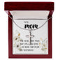 Mom Necklace Gift - Love You Always And Forever - Mother's Day Gift Mother's Day Artisan Crafted Cross Necklace