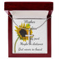 Mother Necklace - Mother Gift - Never Truly Part Mother's Day Necklace Mother's Day Artisan Crafted Cross Necklace
