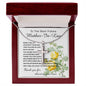 Mother-In-Law Necklace, Thank You To Mother-In-Law Necklace Gift Mother's Day Artisan Crafted Cross Necklace