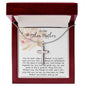 Bonus Mom Necklace, To My Other Mother Necklace, Gift For Second Mom, Mother-In-Law, Bonus Mom Mother's Day Artisan Crafted Cross Necklace