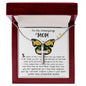 Mom Necklace Gift - To My Amazing Mom - From Son - Beautiful Gift Set Mom Necklace Mother's Day Artisan Crafted Cross Necklace