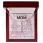 To My Mom Necklace From Son Gift Ideas For Mother's Day Necklace Mother's Day Artisan Crafted Cross Necklace