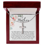 To Mom - Gentle Guidance Mother's Day Artisan Crafted Cross Necklace