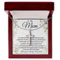 Mom Necklace - To My Mom - Love You Always And Forever - Mother's Day Gift Mother's Day Artisan Crafted Cross Necklace