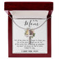 To My Mom - I Love You Mom, Mother's Day Necklace Mother's Day Artisan Crafted Cross Necklace