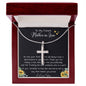To My Future Mother In Law, Wedding For Her Mother's Gift Necklace Mother's Day Artisan Crafted Cross Necklace