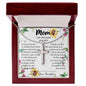 To My Mom Neckalce - Thank You For Sacrifices You Make Every Day Mother's Day Gift Mother's Day Artisan Crafted Cross Necklace