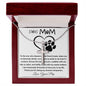 Mom Necklace - To My Dog Mom - Love You Always And Forever - Mother's Day Gift Mother's Day Artisan Crafted Cross Necklace