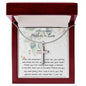 Mother-In-Law Necklace, Best Mother In Law Birthday Necklace, To My Mother In Law Necklace Mother's Day Artisan Crafted Cross Necklace