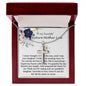 Mother-In-Law Necklace, Necklace Gift For Future Mother-In-Law From Future Son-In-Law, To My Future Mother-In-Law Mother's Day Artisan Crafted Cross Necklace
