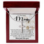 Mom Necklace, Best Mother's Day Gift - To My Mom Best Necklace Mother's Day Artisan Crafted Cross Necklace
