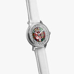 Boyd Scottish Clan Tartan Badge Silver Automatic Watch Size 46mm