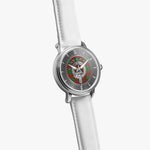 Clan Grant Crest & Tartan Knot Sterling Silver Unisex Automatic Watch (Silver) Size 46mm