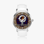 Scottish Wedderburn Celtic Circle Silver Automatic Watch Size 46mm