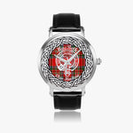 MacBeth Scottish Clan Tartan Crest Badge Silver Automatic Watch Size 46mm