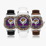 Scottish Wardlaw Celtic Ring Silver Automatic Watch Size 46mm