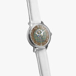 Scottish Balfour Celtic Circle Silver Automatic Watch Size 46mm