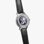 Horsburgh Scottish Clan Tartan Crest Badge Silver Automatic Watch Size 46mm