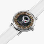 Scottish MacDonell Celtic Circle Silver Automatic Watch Size 46mm