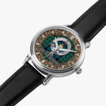 Scottish Kirkpatrick Celtic Circle Silver Automatic Watch Size 46mm
