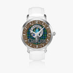 Scottish Lyon Celtic Circle Silver Automatic Watch Size 46mm