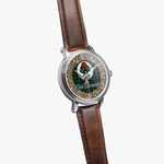 Scottish Learmonth Celtic Circle Silver Automatic Watch Size 46mm