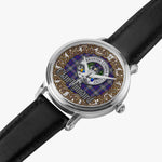 Scottish Kinnaird Celtic Circle Silver Automatic Watch Size 46mm