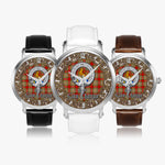 Scottish Chattan Celtic Circle Silver Automatic Watch Size 46mm