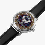 Scottish Rutherford Celtic Circle Silver Automatic Watch Size 46mm
