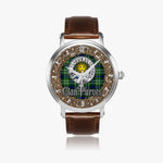 Scottish Purves Celtic Circle Silver Automatic Watch Size 46mm