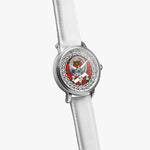Hay Scottish Clan Tartan Crest Badge Silver Automatic Watch Size 46mm