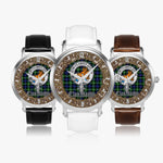 Scottish Baillie Celtic Circle Silver Automatic Watch Size 46mm