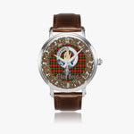 Scottish Boyd Celtic Circle Silver Automatic Watch Size 46mm