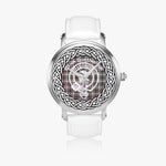 Scottish Borthwick Clan Tartan Crest Badge Silver Automatic Watch Size 46mm