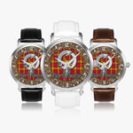 Scottish Scrymgeour Celtic Circle Silver Automatic Watch Size 46mm
