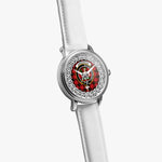 Aikenhead Scottish Clan Tartan Crest Badge Silver Automatic Watch Size 46mm