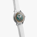 Scottish MacNeill Of Colonsay Celtic Circle Silver Automatic Watch Size 46mm