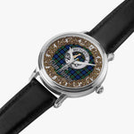 Scottish Fletcher Celtic Circle Silver Automatic Watch Size 46mm