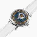 Scottish MacCorquodale Celtic Circle Silver Automatic Watch Size 46mm