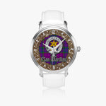 Scottish Wardlaw Celtic Ring Silver Automatic Watch Size 46mm