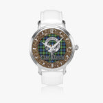 Scottish Watson Celtic Ring Silver Automatic Watch Size 46mm